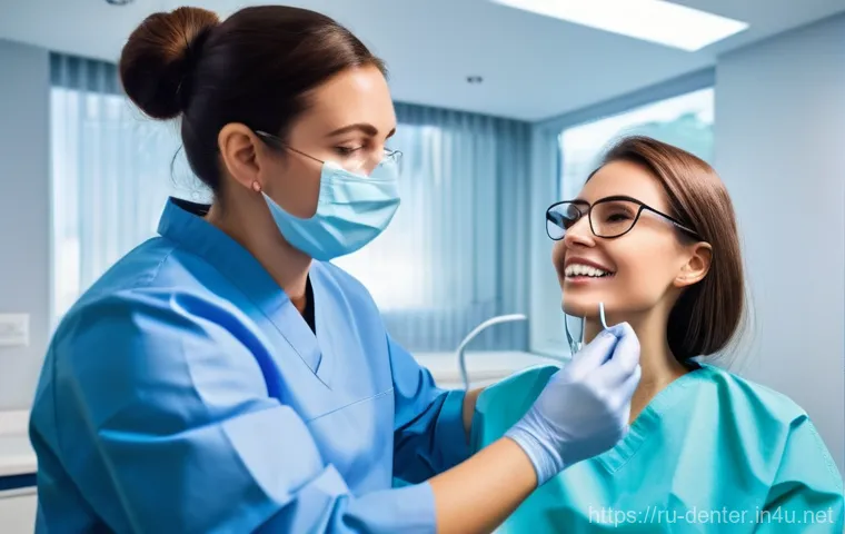 치과위생사 해외 취업 기회 - **Prompt:** A highly skilled and confident female dental hygienist, ethnically diverse (e.g., of Sou... 치과위생사 해외 취업 기회 - **Prompt:** A highly skilled and confident female dental hygienist, ethnically diverse (e.g., of Sou...