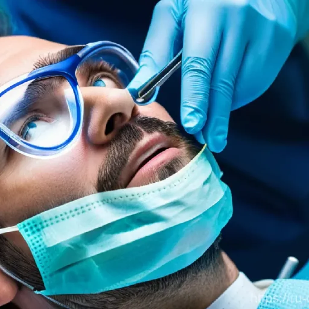 치과위생사 직업 만족도 조사 - **Prompt: The Empowered Patient and Caring Hygienist**
"A bright, modern dental examination room...